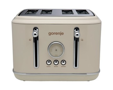 Набор бытовой техники GORENJE RETRO Чайник K17CLIN + тостер T2300CLIN бежевый мелкая бытовая техника