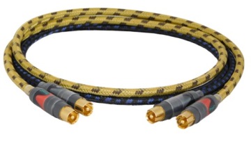 Sommer Retro Interkonekt 2xRCA Cinch Neutrik 5 m