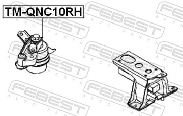 FEBEST TM-QNC10RH LOŽISKO MOTORU