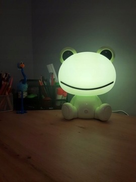 СВЕТОДИОДНАЯ ЛЯГУШКА ЛЯГУШКА НОЧНИК ДЛЯ ДЕТЕЙ