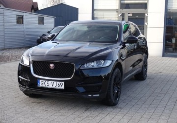 Jaguar F-Pace SUV 3.0 TDV6 300KM 2016 Jaguar F-Pace 3.0D 300KM Automat Led Skora Navi Bezwypadkowy Zarejestrowany, zdjęcie 3