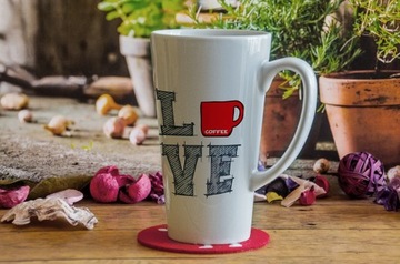 kubek latte z dowolnym nadrukiem - wzory
