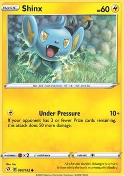 Karta Pokemon Shinx (RCL 60)