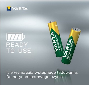 Аккумуляторные батареи VARTA R3 AAA 1000 мАч 4 шт.