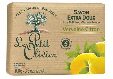 Delikatne Mydło Le Petit Olivier CITRON VERVEINE WERBENA CYTRYNA 100 ml