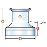 КАБЕСТАН LEWMAR AL 6 СЕРЫЙ 19321