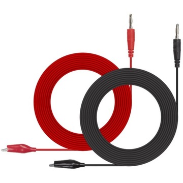 Przewody pomiarowe banan - krokodyl 90cm