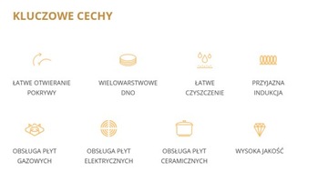 Набор кастрюль Edenberg из нержавеющей стали, 8 шт.