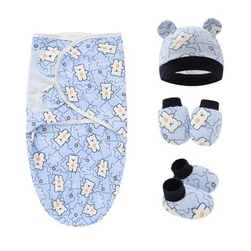 N80C Хлопковые варежки для новорожденных, перчатки без царапин для ребенка Little B