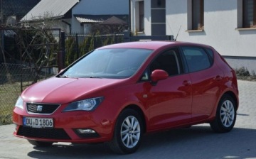 Seat Ibiza IV Hatchback 5d Facelifting 1.4 85KM 2015 Seat Ibiza 1.4 MPI 92 TYS KM Oryginal Lakier 2 KPL KOL Grzane Fotele Sprow, zdjęcie 3