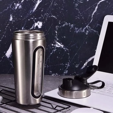 SHAKER 700ml BIDON BIAŁKO SZEJKER DO ODŻYWEK Nowy