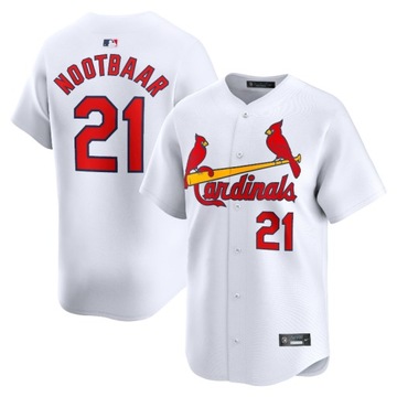 Biała koszulka zawodnika Lars Nootbaar St. Louis Cardinals Home Limited,
