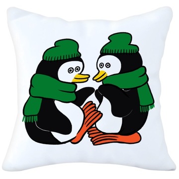 POSZEWKA DEKORACYJNA 40x40 ŚWIĄTECZNA Z NADRUKIEM