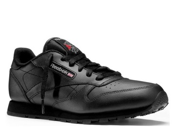 Buty damskie Reebok Classic Leather czarne skóra 50149 36