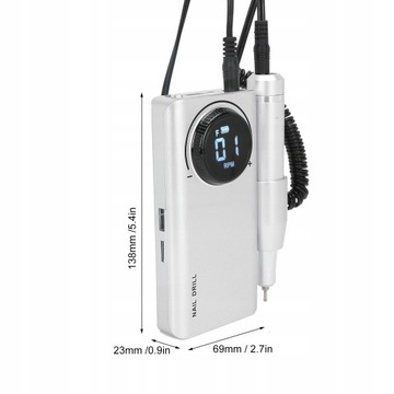 АККУМУЛЯТОРНЫЙ СТАНОК ДЛЯ НОГТЕЙ 40 Вт, 35000 ОБ/МИН