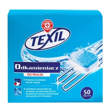 Odkamieniacz do pralek tabletki 50szt TEXIL