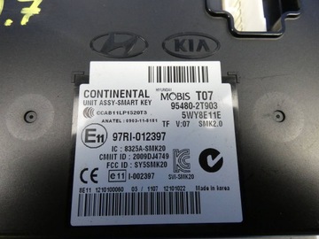 KIA OPTIMA III MODUL ŘÍZENÍ ASSY KEYLESS
