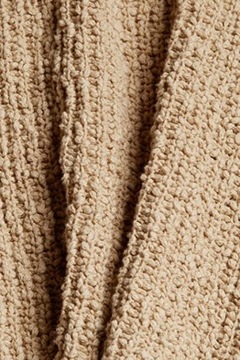 ESPRIT Sweter luźny kardigan damski beżowy XL