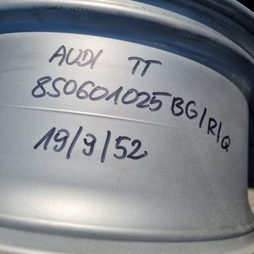 DISK AUDI TT TTS 19 8S0601025BG 8S0601025R