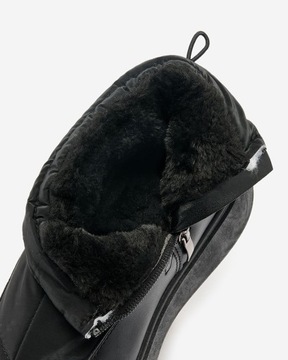 ЧЕРНЫЕ ЖЕНСКИЕ СНЕЖНЫЕ БОТИНКИ FOPINIA 38