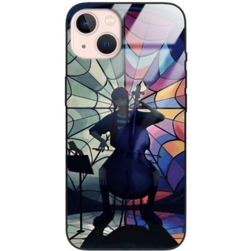 ETUI GLASS DO IPHONE 13 Wednesday Serial CASE WZÓR