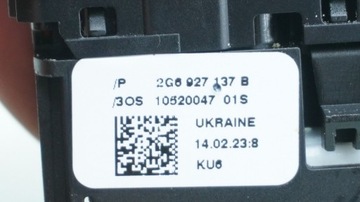 PANEL PŘEPÍNAČE ŘÍZENÍ VW TAIGO 2G6927137B