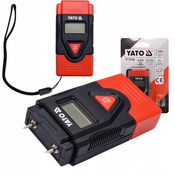 YATO WILGOTNOŚCIOMIERZ MIERNIK DO MURÓW DREWNA