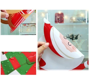 Двойные рождественские наклейки для окна