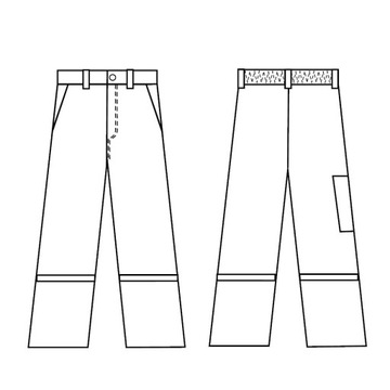 Брюки SARA PIORUN на талии 10-515 3XL