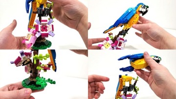 LEGO CREATOR ЭКЗОТИЧЕСКИЙ ПОПУГАЙ РЫБА ЛЯГУШКА 31136 ДЛЯ МАЛЬЧИКОВ ДЕВОЧЕК 24Ч