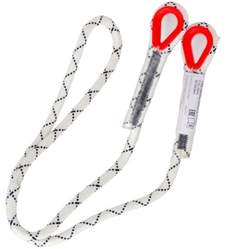 Linka bezpieczeństwa asekuracyjna do szelek 1,5M