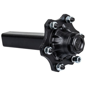 Ось прицепа 160/205 Ступица квадратная 70мм L-370 M18X1.5 ADR