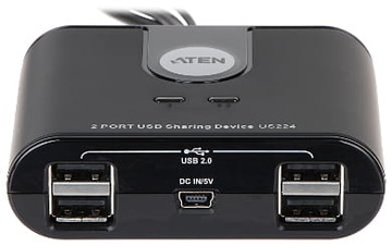 USB-переключатель + USB-концентратор US-224 2 X 115 см