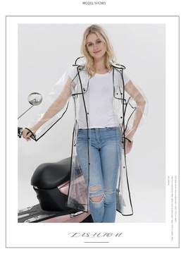 Прозрачный плащ женский плащ велосипедный плащ Regenjas дождевик