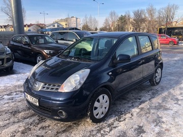 Nissan Note I Mikrovan 1.4 i 16V 88KM 2008 NISSAN NOTE 1.4 BENZYNA KLIMA 1 WŁAŚCICIEL Z NIEMIEC ZAREJESTROWANY
