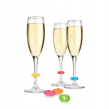 TESCOMA UNO VINO ZNACZNIKI NA KIELISZKI 12 SZTUK