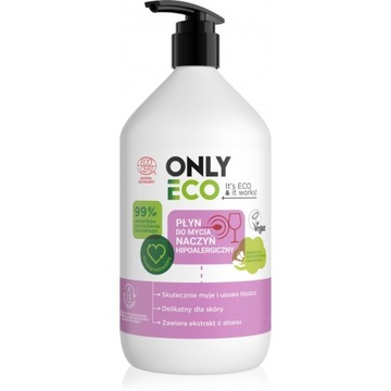 Płyn do mycia naczyń hipoalergiczny 1 l – ONLY ECO