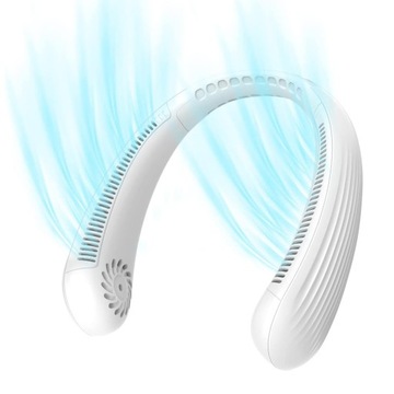 МИНИ-ВЕНТИЛЯТОР ПОРТАТИВНЫЙ ВЕНТИЛЯТОР USB ПОДВЕСНЫЕ НАУШНИКИ БЕЗ ЛИСТЕЙ МОЩНЫЕ