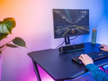 КОМПЬЮТЕРНАЯ ЗВУКОВАЯ БАР ПК 12ВТ RGB LED ИГРОВОЙ СТЕРЕОДИНАМИК