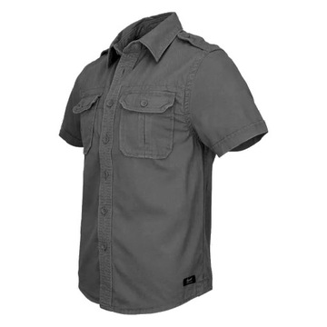 Košeľa BRANDIT Vintage Shirt Charcoal Grey M