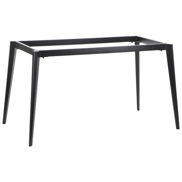 Stelaż do stolika skośne nogi 115x64x72,2 czarny solidny