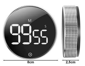 Электронный кухонный таймер магнитный секундомер
