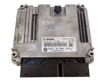 BMW 3 GT F34 2.0 DIESEL N47D20C JEDNOTKA ŘÍZENÍ MOTORU BOSCH 8584279
