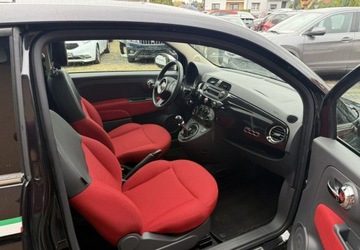 Fiat 500 II Seria 1 1.2 69KM 2014 Fiat 500 Rej. 032014 1,2 69KM Klimatyzacja Szyberdach Bluetooth 1.2 69KM, zdjęcie 20