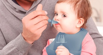 НАБОР СИЛИКОНОВЫХ СТОЛОВЫХ ПРИБОРОВ ДЛЯ МАЛЫШЕЙ С ПРИСОСКОЙ 8 EL