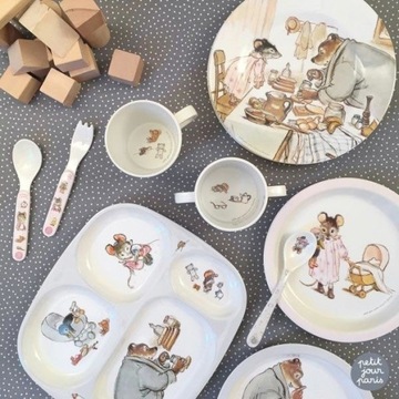 AL06 Миска светлая меламиновая PETIT JOUR PARIS