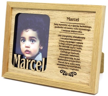 Ramka na zdjęcie z imieniem Marcel