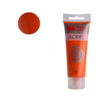 Farba akrylowa Happy Color 75ml - 4 Pomarańczowy