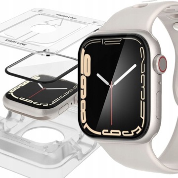 Гибкое стекло для Apple Watch 9/8/7 45мм x2 Spigen