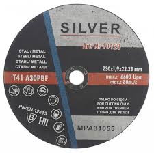 TARCZA DO CIĘCIA METALU STALI 230 x 2.0 SILVER